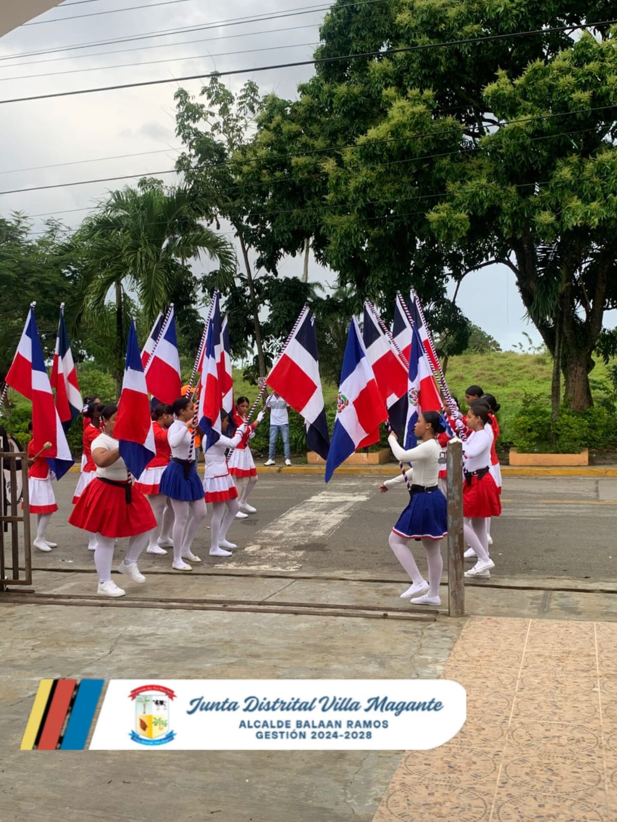 Parada Cívica realizada en honor a Juan Pablo Duarte